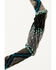 Shyanne Women's Deep Teal Enchanted Forest Beaded Necklace, Pewter, hi-res