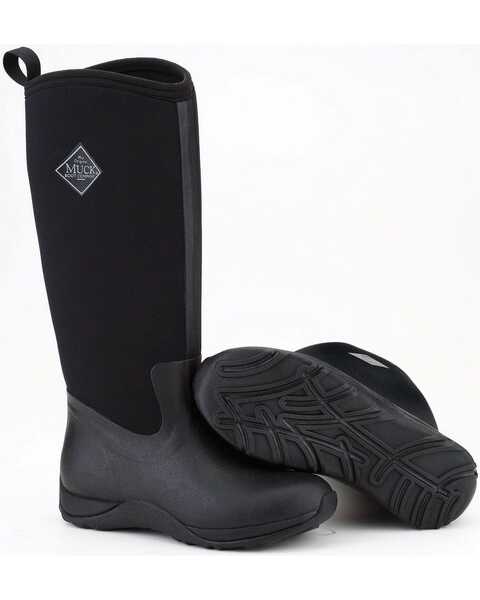 Muck Boots Black Arctic Adventure Boots - Soft Toe , Black, hi-res