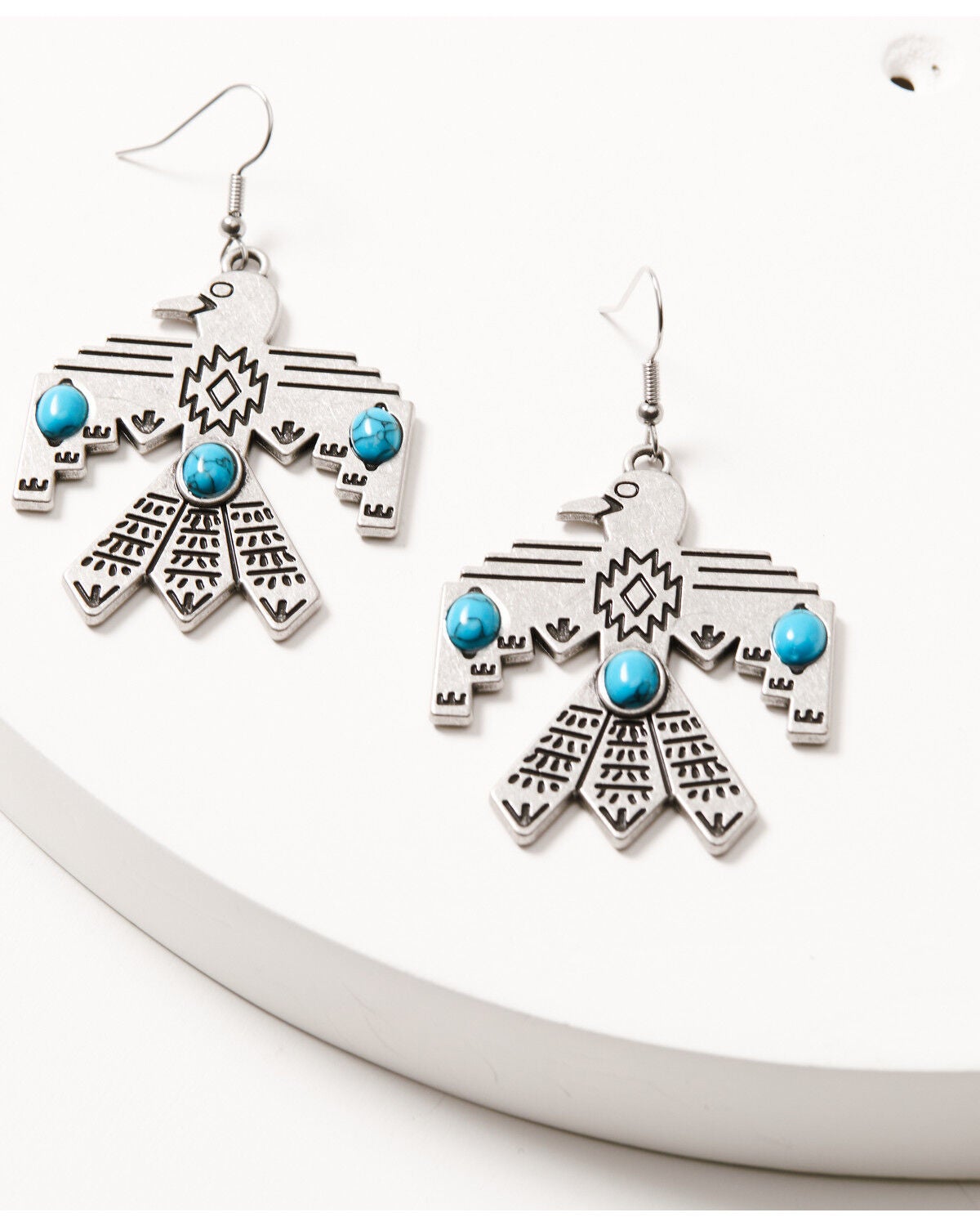 Idyllwind Women's Truxton Thunderbird Earrings, Silver, hi-res