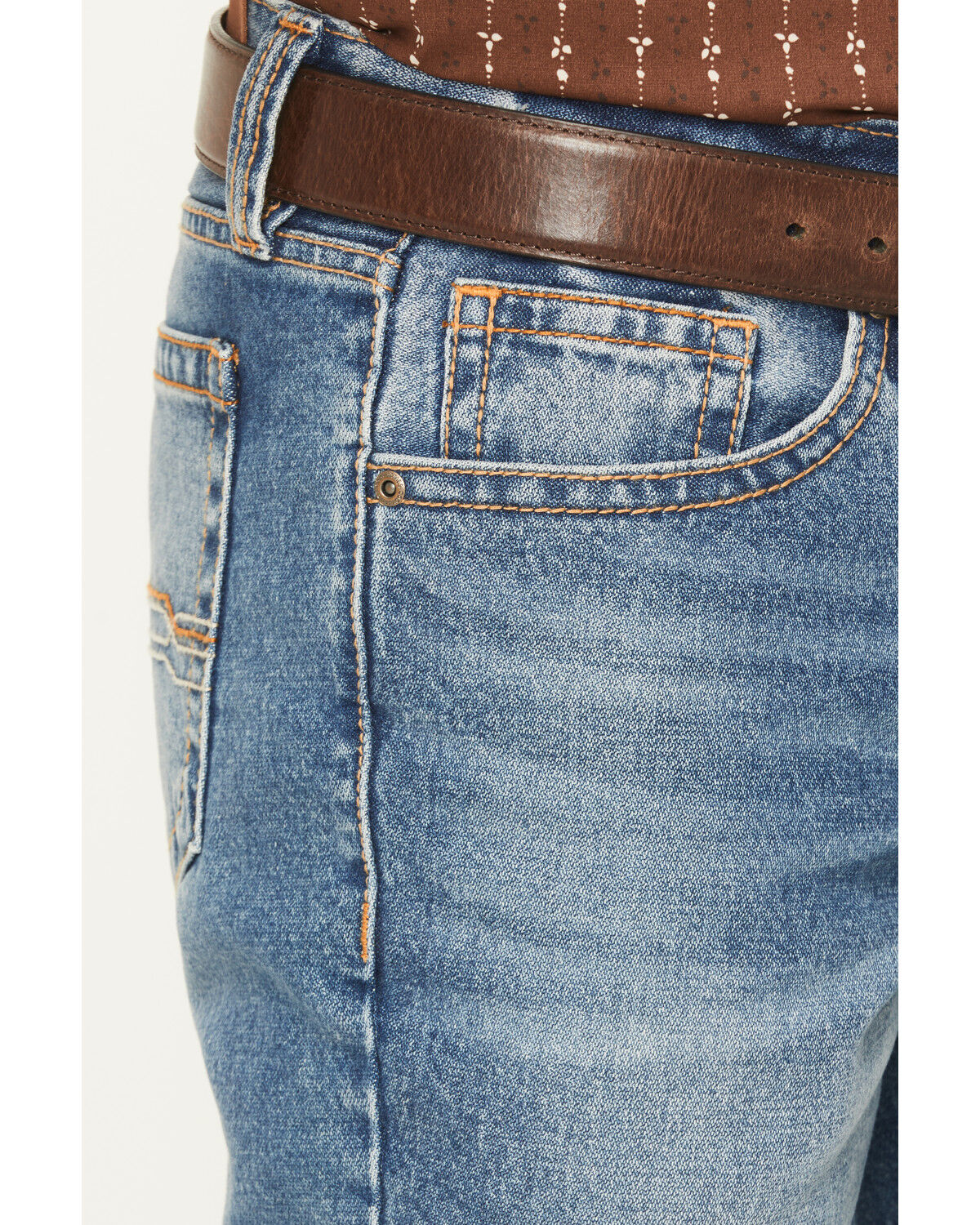 Image #2 - Cody James Men's Condor Wash Jackson Slim Straight Rigid Denim Jeans, Medium Wash, hi-res