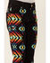 Image #2 - Ranch Dress'n Girls' High Rise Arizona Flare Jeans, Black, hi-res