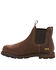 Ariat Men's Groundbreaker Chelsea Waterproof Work Boots - Steel Toe, Dark Brown, hi-res