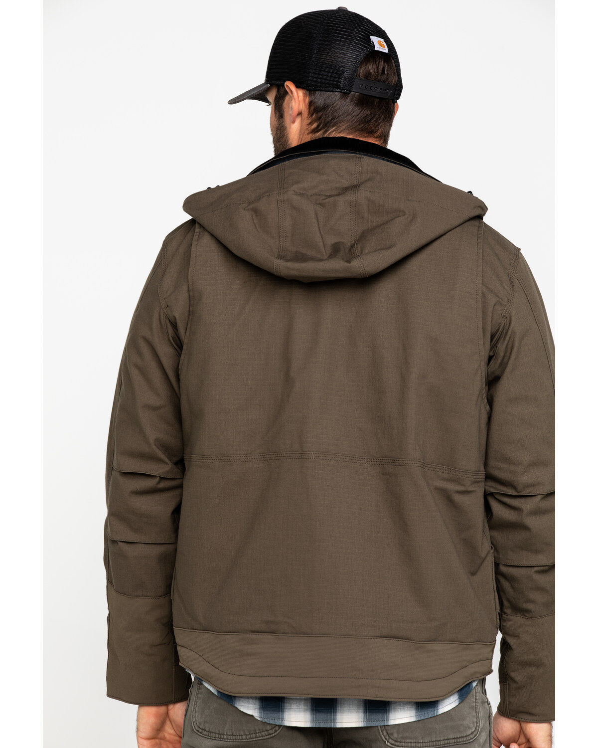 Image #3 - Carhartt Men's Full Swing Steel Work Jacket - Big & Tall, Dark Grey, hi-res