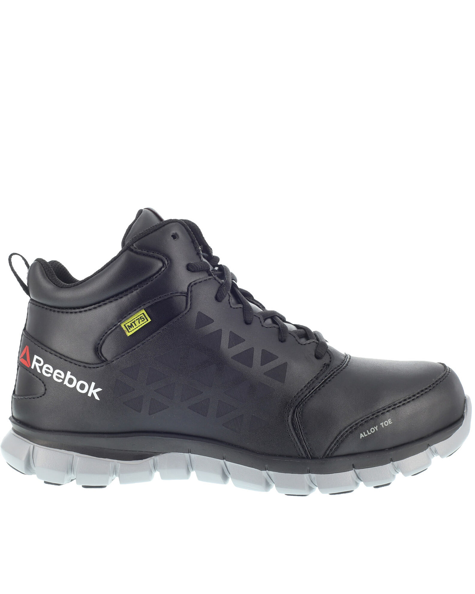 Image #2 - Reebok Women's Sublite Met Guard Work Shoes - Alloy Toe, Black, hi-res