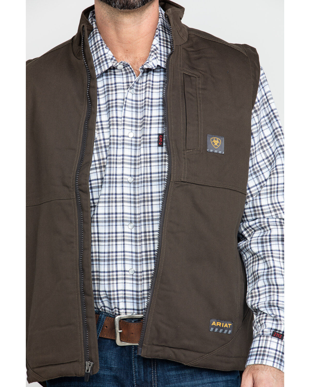 Image #4 - Ariat Men's Rebar Duracanvas Work Vest - Big & Tall, , hi-res