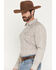 Image #2 - Gibson Trading Co Men's Mind Trap Paisley Print Long Sleeve Snap Western Shirt - Tall, Ivory, hi-res