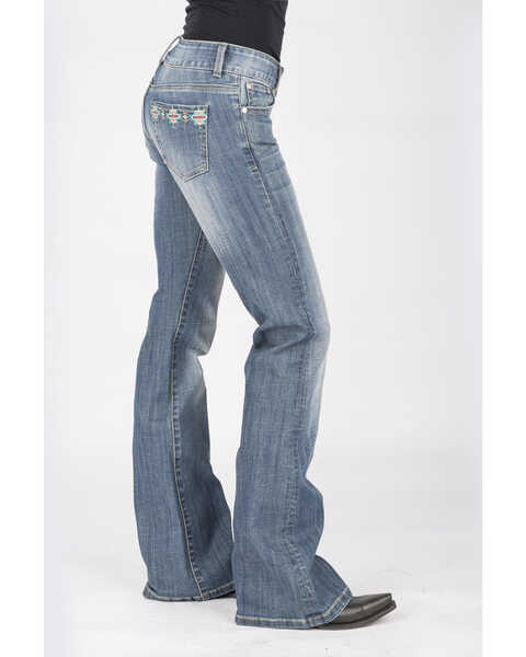 Image #3 - Stetson Women's 816 Southwestern Embroidered Bootcut Jeans, , hi-res