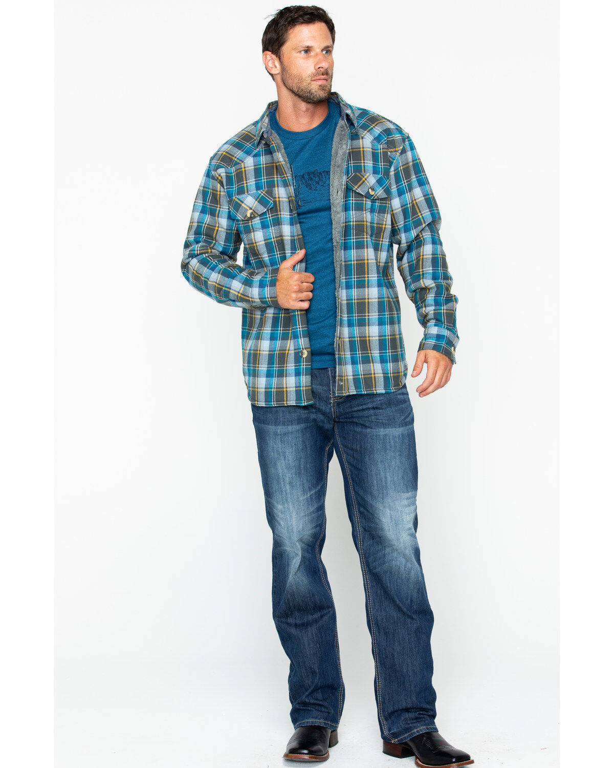 Cody james flannel jacket Clearance