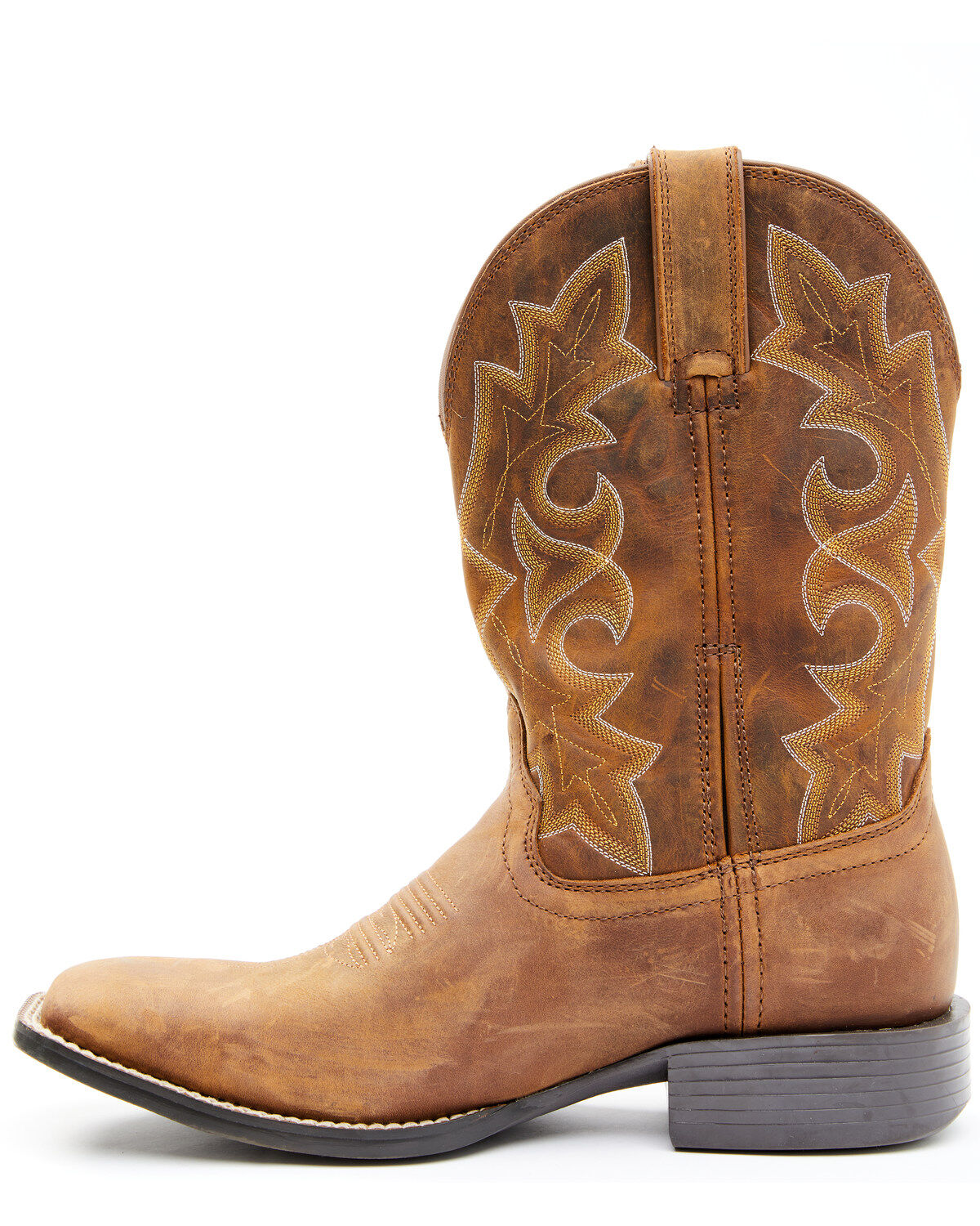 Image #3 - Durango Men's Boot Barn Exclusive Westward Western Performance Boots - Broad Square Toe, Brown, hi-res