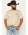 Image #2 - Ariat X Sendero Provisions Men's West Is Best Short Sleeve Graphic T-Shirt, Tan, hi-res