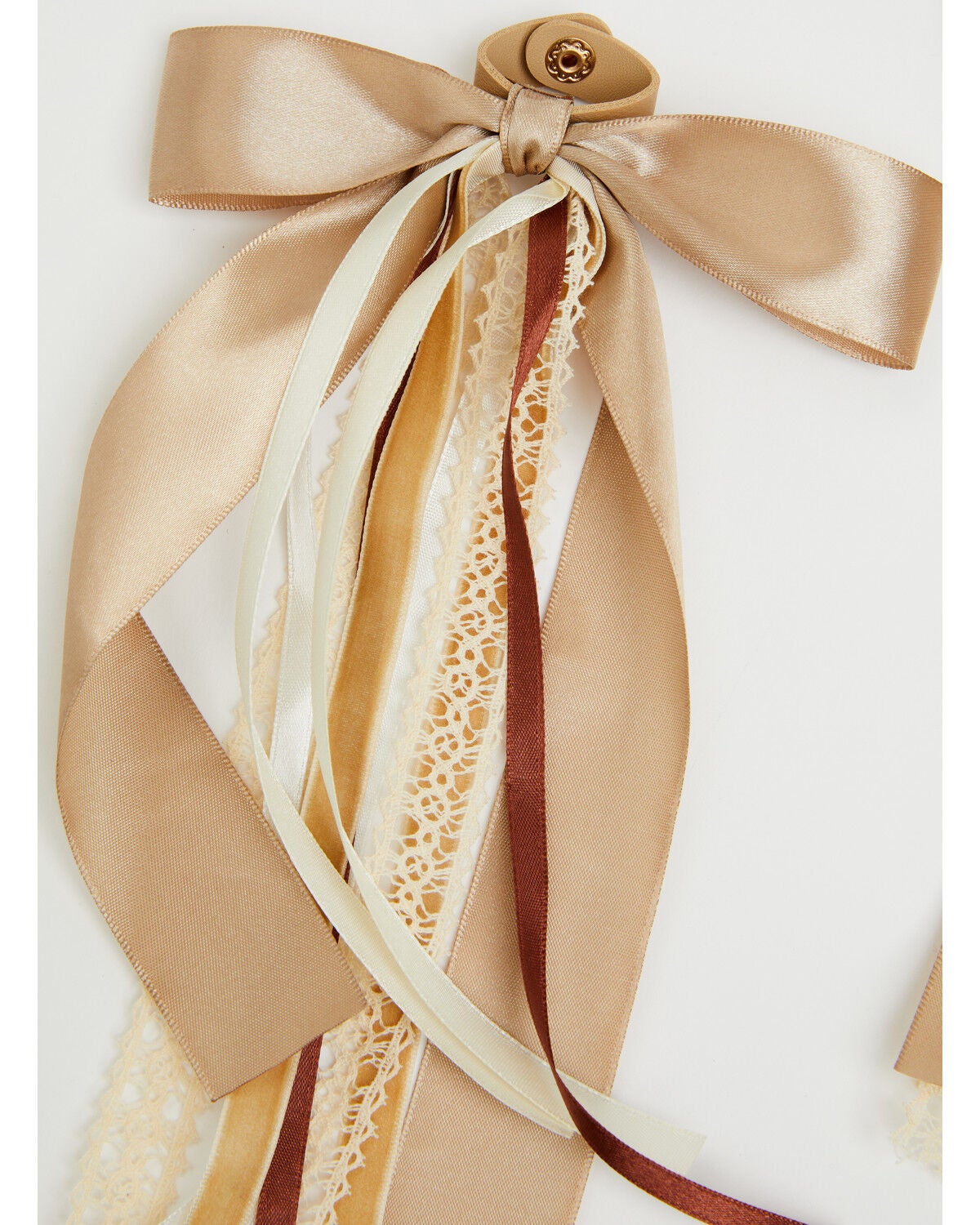 Image #3 - Shyanne Women's Crochet Boot Bows - 2 Piece, Brown, hi-res