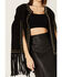 Boot Barn X Understated Leather Women's Suede Dome Studded Cape, Black, hi-res