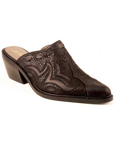 Roper Women's Mule Underlay Slip On Casual Shoe, Black, hi-res
