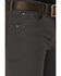 Image #2 - Wrangler Men's Tough Comfort Slim Straight Cowboy Cut Canvas Jeans - Tall, Dark Grey, hi-res