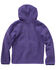 Carhartt Girls' Teddy Fleece Half-Snap Pullover, Violet, hi-res