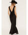 Image #4 - Sendero Provisions Women's Romy Slip Maxi Dress, Black, hi-res