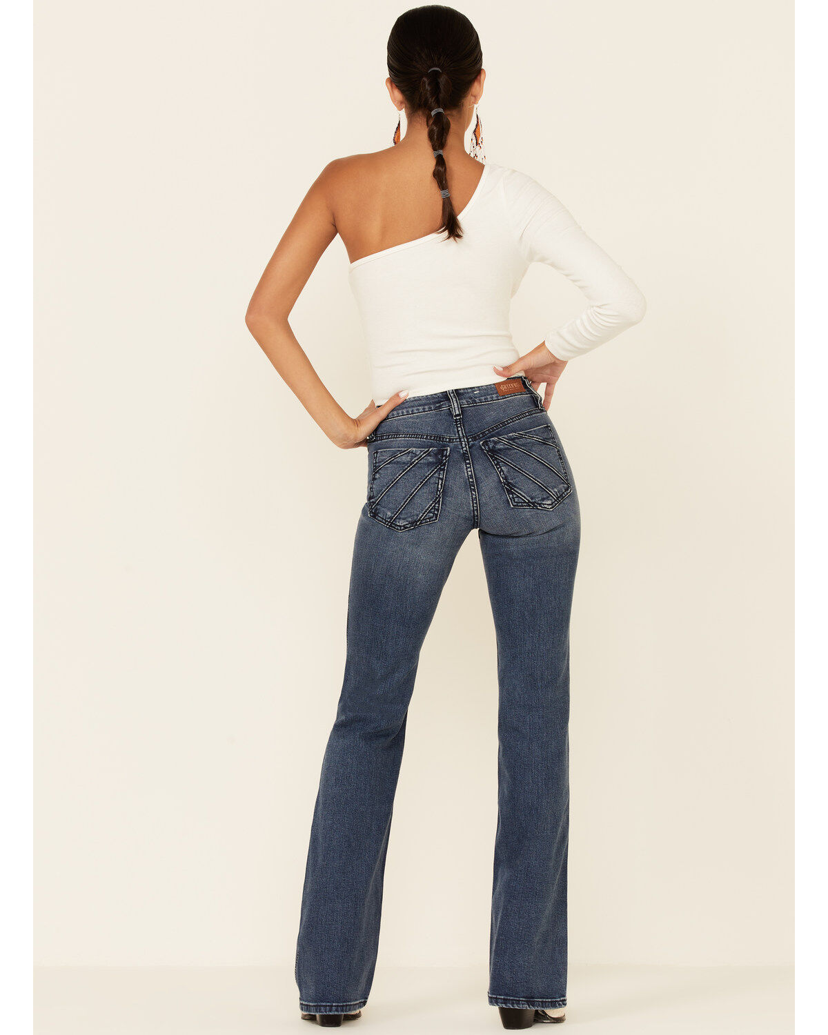 Image #4 - Shyanne Women's Seamed Pocket Bootcut Jeans, , hi-res