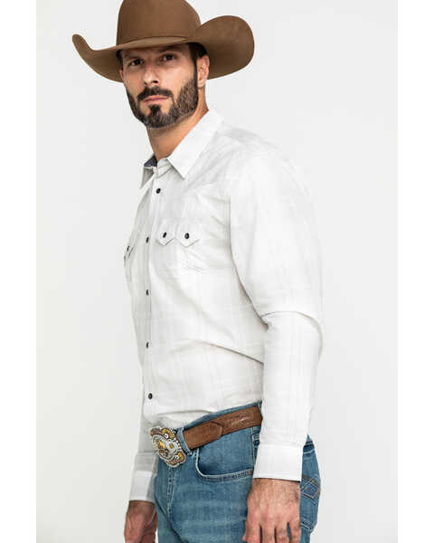 Image #3 - Cody James Men's Snowfall Large Plaid Long Sleeve Western Shirt , , hi-res
