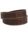 John Deere Basketweave Leather Belt, Tan, hi-res