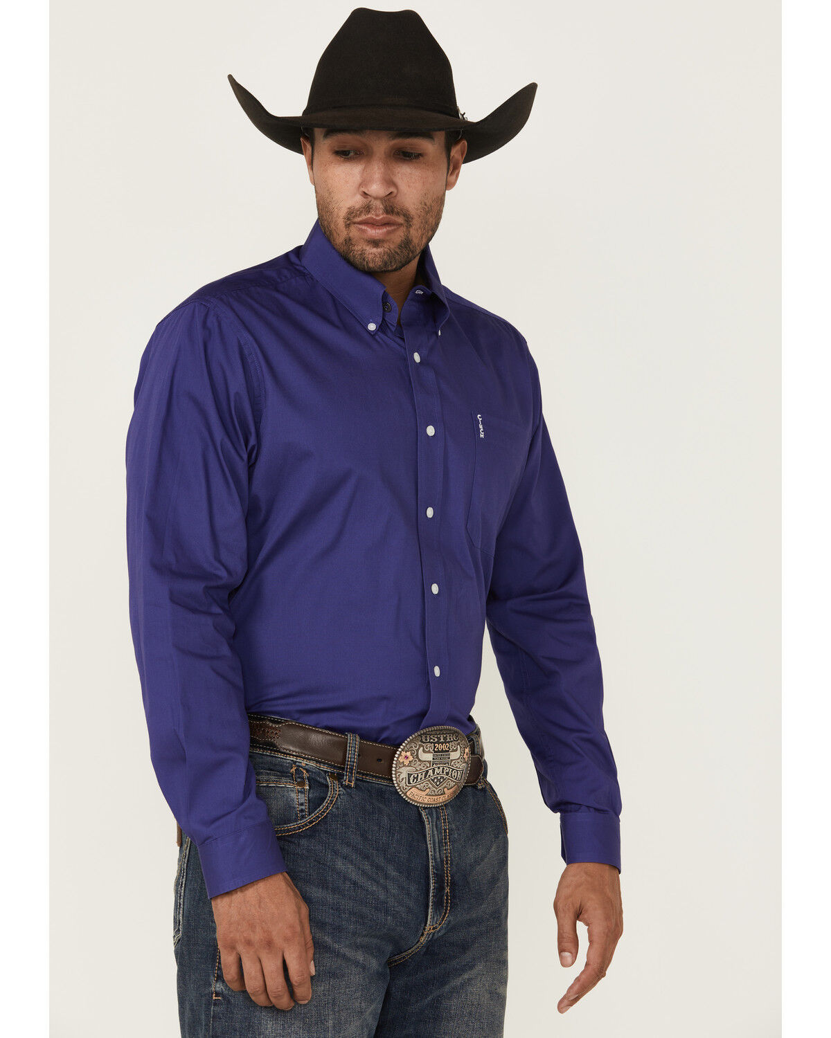 Product Name:  Cinch Men's Solid Long Sleeve Button-Down Western Shirt