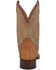 Dan Post Men's Dry Gulch Python Exotic Boots - Broad Square Toe, Tan, hi-res