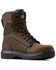 Image #1 - Ariat Men's 8" Turbo Waterproof Work Boots - Carbon Toe , Dark Brown, hi-res
