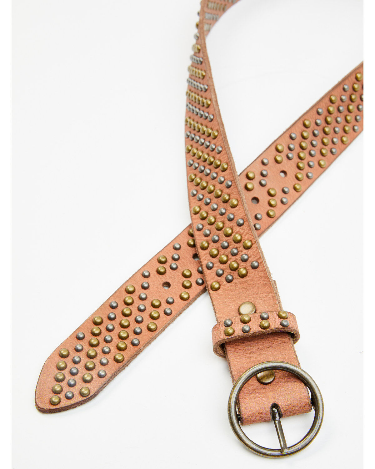Image #2 - Cleo + Wolf Women's Studded Hip Belt, Tan, hi-res