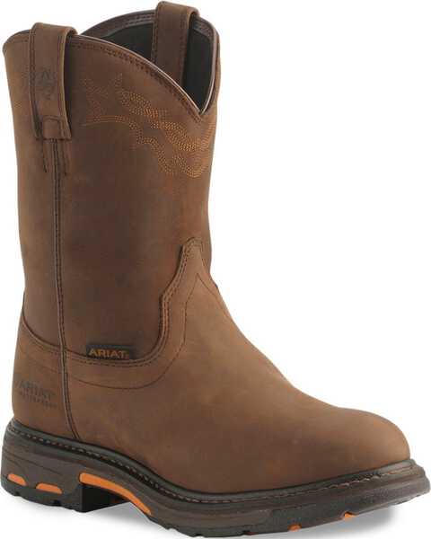 Ariat H2O WorkHog® Work Boots - Composite Toe, Distressed, hi-res
