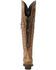 Image #5 - Lane Women's Lexington Over The Knee Corset Western Boots - Snip Toe, Brown, hi-res