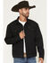 Image #1 - Wrangler Men's Wrancher® Button-Down Jacket, Black, hi-res
