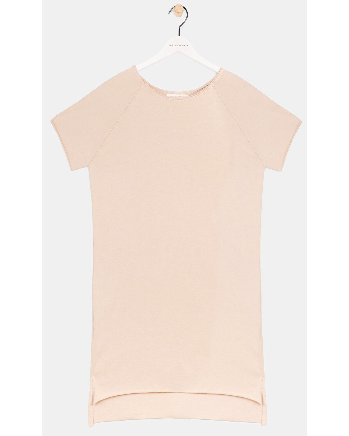 Image #4 - Friday's Project Women's Short Sleeve Mini T-Shirt Dress, Dark Pink, hi-res