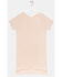 Image #4 - Friday's Project Women's Short Sleeve Mini T-Shirt Dress, Dark Pink, hi-res