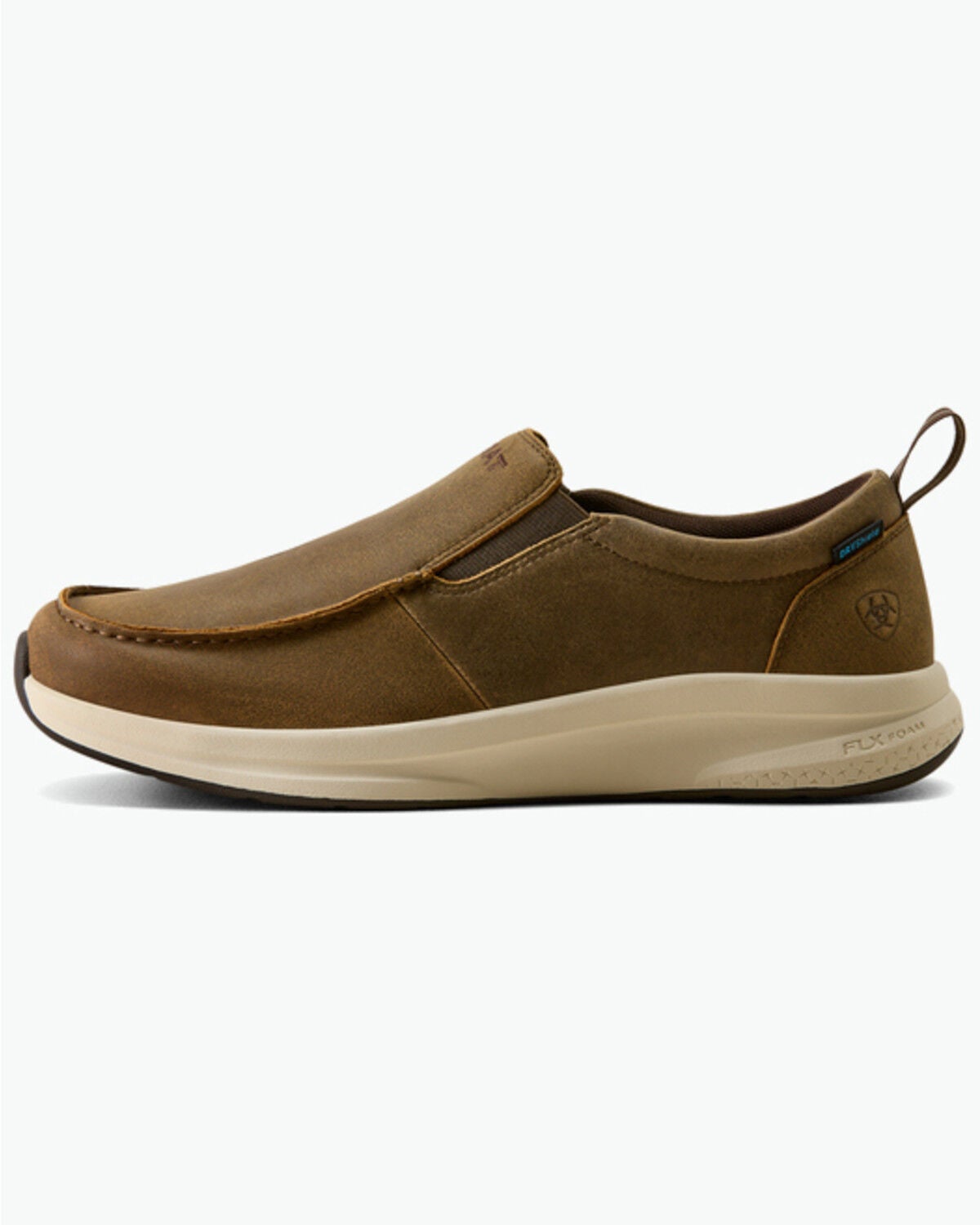 Image #2 - Ariat Men's Buckeye Slip-On Waterproof Shoes - Moc Toe, Brown, hi-res