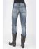 Image #2 - Stetson Women's 503 pixie Stix Fit Straight Leg Jeans, Blue, hi-res