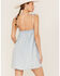 Image #4 - Show Me Your Mumu Women's Chambray Angel Mini Dress, Blue, hi-res