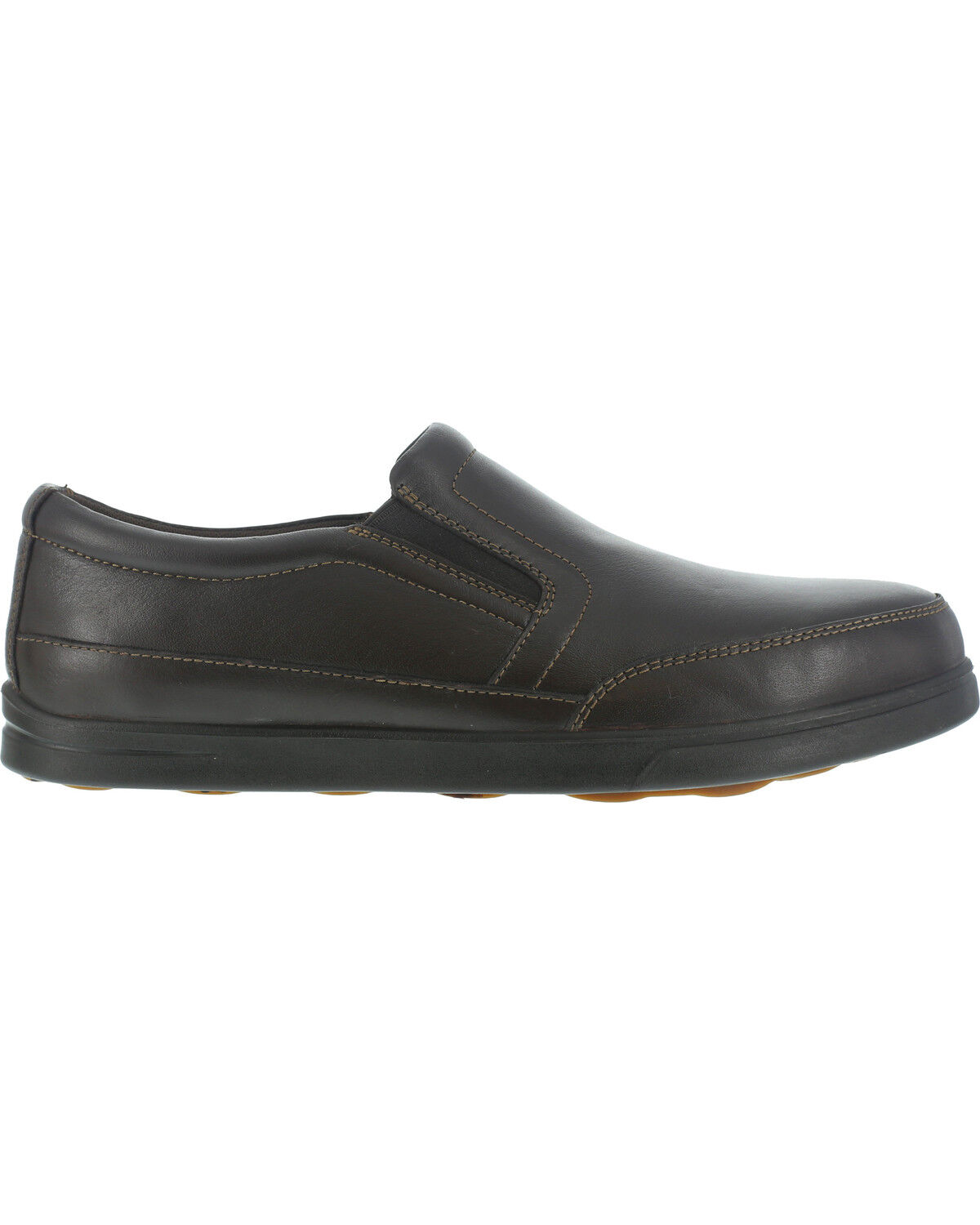 Image #3 - Florsheim Men's Slip-On Industrial Oxford Work Shoes - Steel Toe, , hi-res