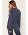 Image #4 - Ariat Women's FR Air Henley Long Sleeve Work Shirt, Navy, hi-res