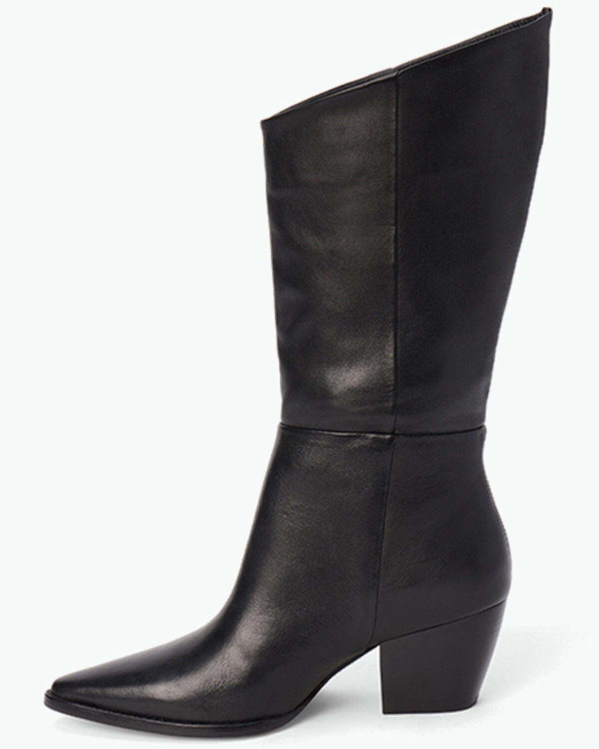 Image #3 - Matisse Women's Edie Mid Calf Western Boots - Round Toe, Black, hi-res