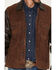 Image #3 - Moonshine Spirit Men's Brody Color Block Leather Button-Down Jacket, Rust Copper, hi-res