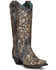 Corral Women's Inlay & Studs Western Boots - Snip Toe, Black, hi-res