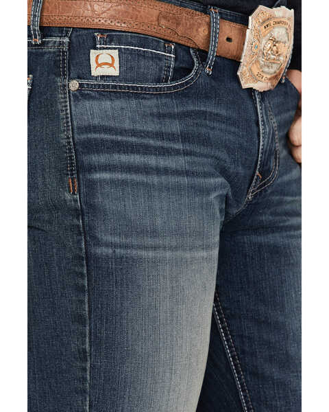 Image #2 - Cinch Men's Jesse Dark Wash Slim Straight Performance Jeans, Indigo, hi-res