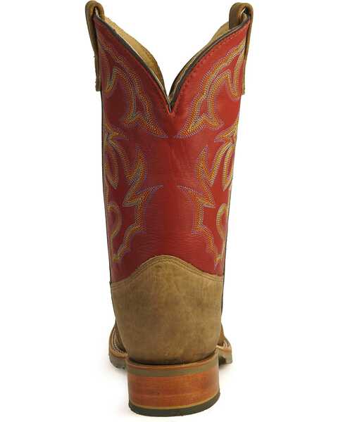 Image #7 - Double-H Men's Western Work Boots, Golden Tan, hi-res