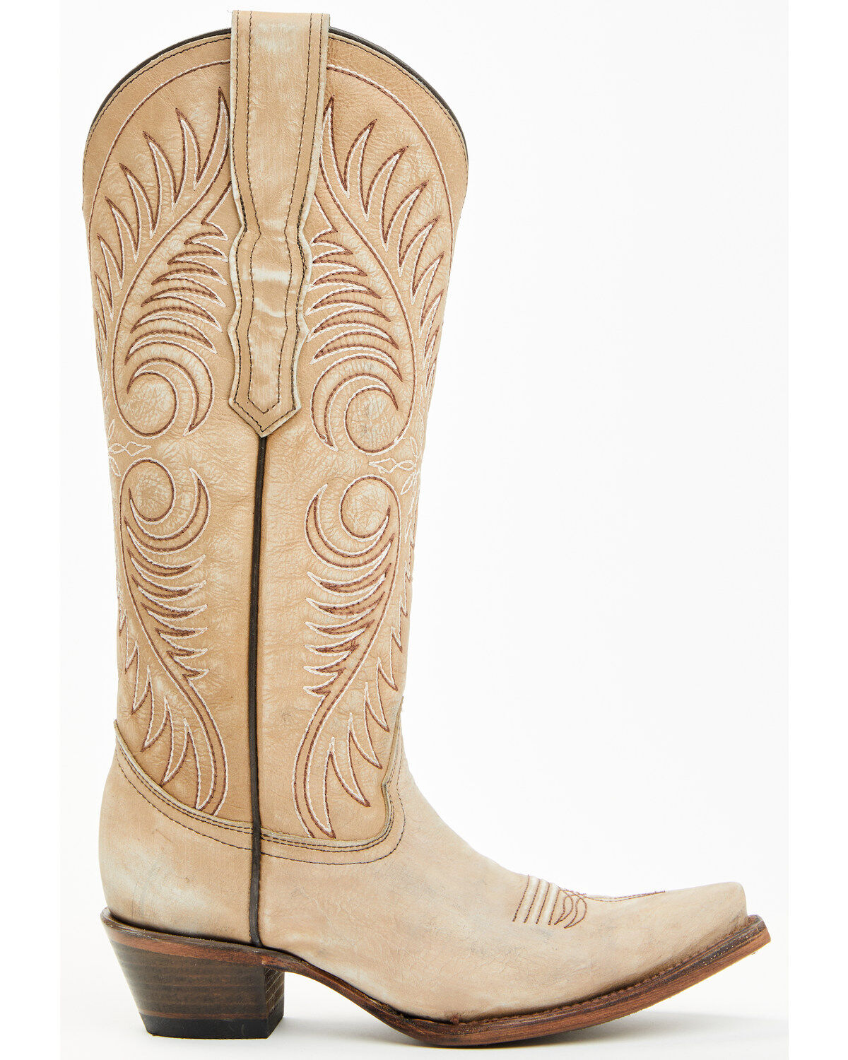 Image #2 - Circle G Women's Tall Western Boots - Snip Toe, Sand, hi-res