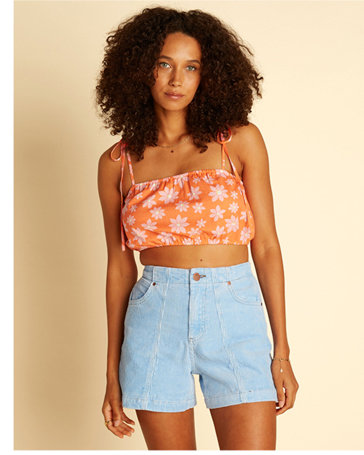 Image #1 - Billabong x Wrangler Women's High Rise According To Corduroy Shorts, , hi-res
