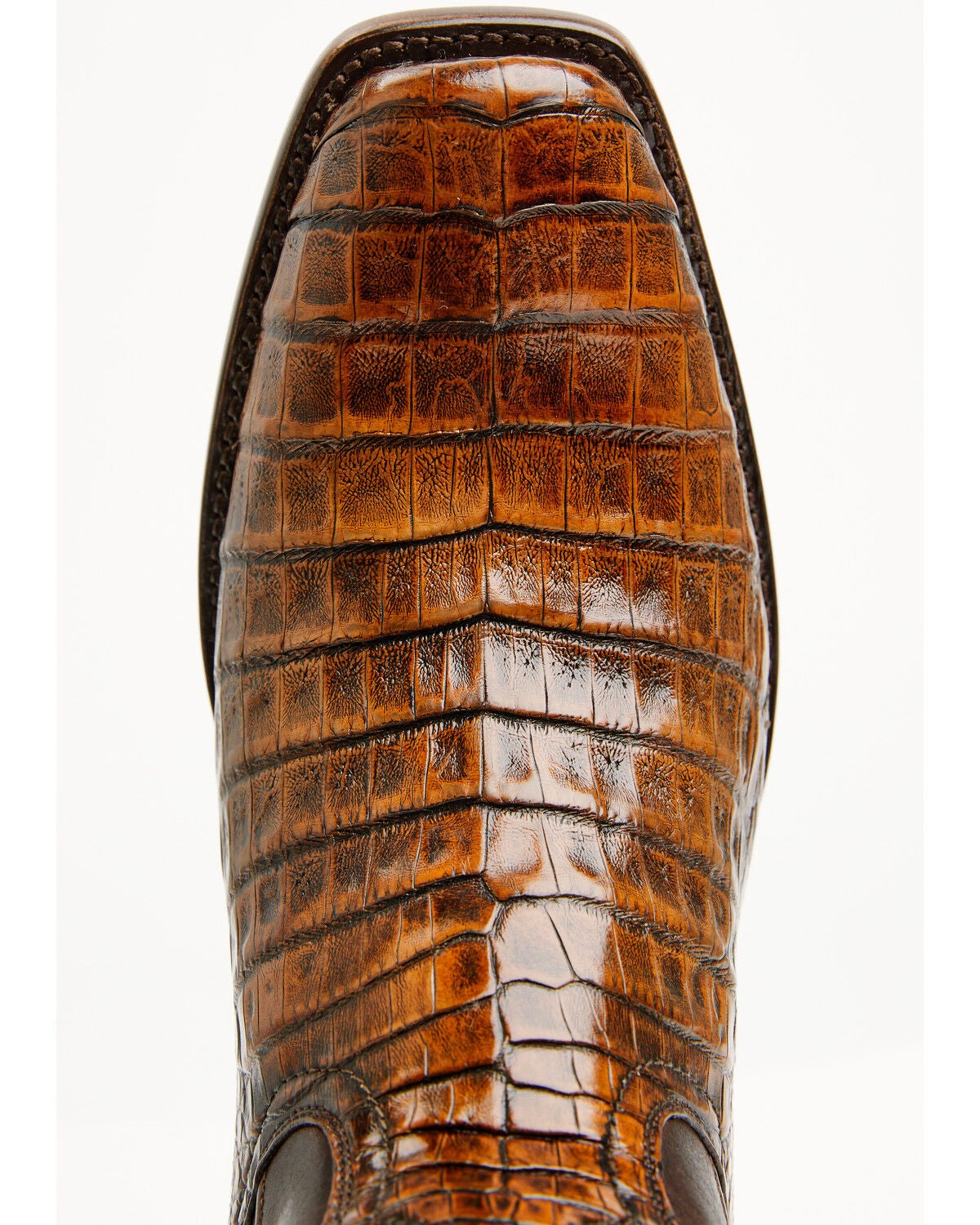 Image #6 - Cody James Black 1978&reg; Men's The Mason Exotic Caiman Western Boots - Square Toe, Brown, hi-res