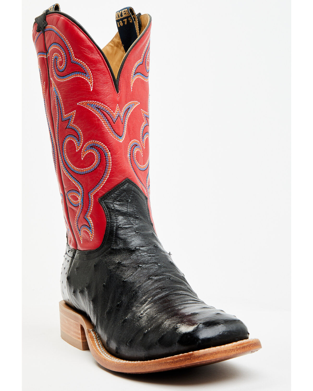 Hyer Men´s Jetmore Exotic Full Quill Ostrich Western Boots - Broad SquareToe
