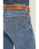 Image #4 - Ariat Women's Vilma Medium Wash Revel Perfect Rise Trouser Ultrastretch Denim Jeans, Medium Wash, hi-res