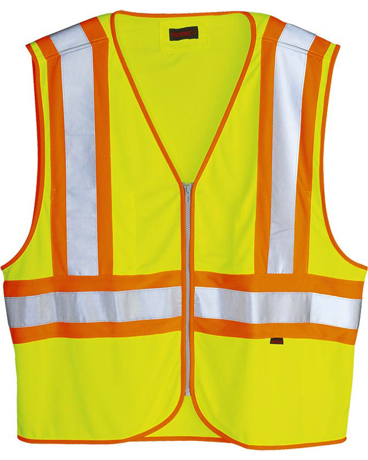 Image #1 - Wolverine Men's Yellow Mile Marker Vest, , hi-res