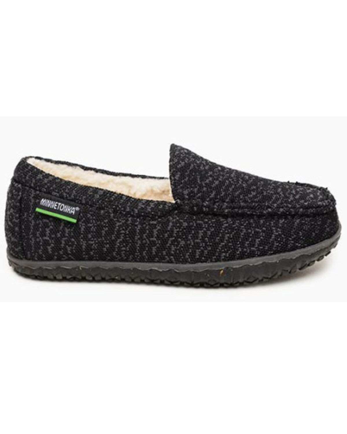 Image #2 - Minnetonka Men's Eco Elm Shoes, Black, hi-res
