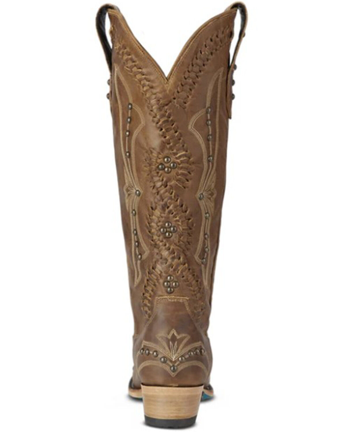 Image #5 - Lane Women's Cossette Tall Western Boots - Snip Toe, Lt Brown, hi-res